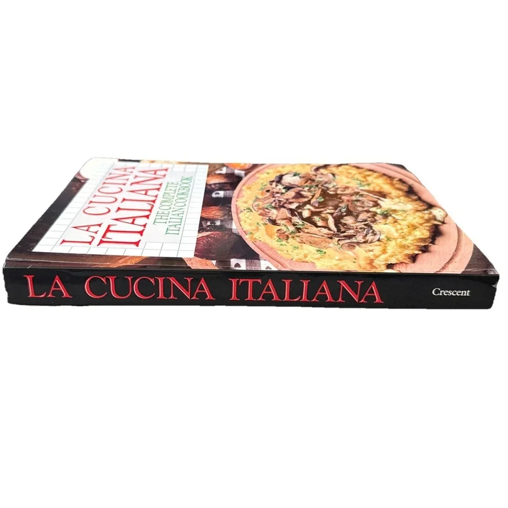 Vintage 1987 La Cucina Italiana The Complete Italian Cookbook‎ Illus. Hard Cover